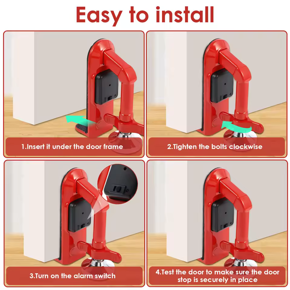 Door Security Stopper (Door Stop Alarm) - Image 6