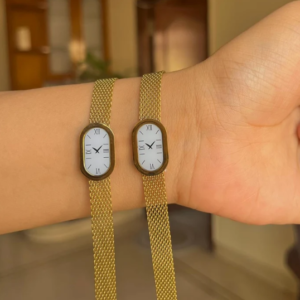 Champagne Gold Vintage Dial Bracelet